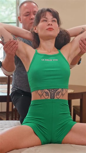 massage chiropractic Russian girl yoga gym #chyropractic #massagetherapy #russiangirl #yoga #gymgirl