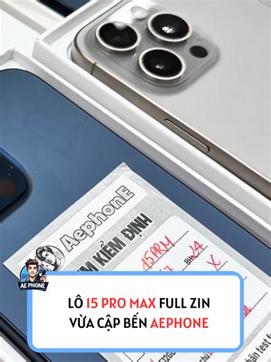 Lô Hàng iPhone 15 Pro Max Full Zin Giá Tốt