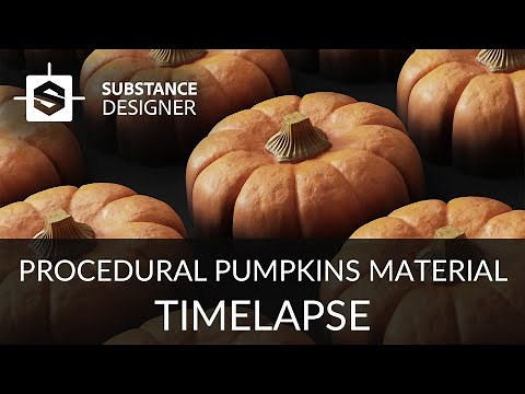 Substance Designer - Pumpkin Material