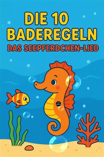 Die 10 Baderegeln – Das Seepferdchen Lied #shorts