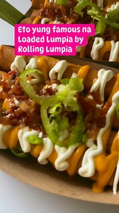Famous loaded lumpia ni Rolling Lumpia #lumpia #foodtruck #foodtrucklife #foodblogger #pinoyabroad #pinoyfoodie | Cecilia Arevalo Bridges