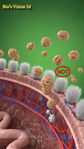 What Happens When You Eat Fiber? (Gut Health Explained)#science #eduction #3danimation