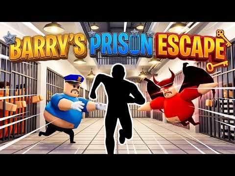 BARRY'S PRISON ESCAPE Immersive Interactive Warm Up 👮| Run From Barry! 🚨| Viral Interactive Game
