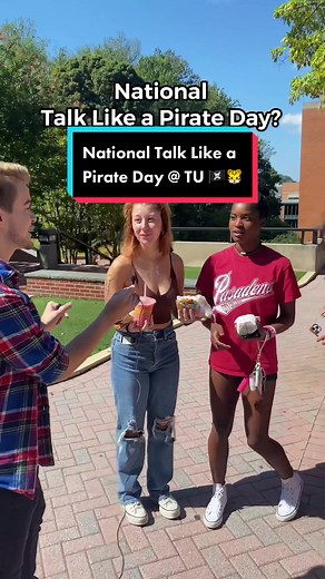 To celebrate National Talk Like a Pirate Day and the release of our Wellerman remix, we dropped by Towson University to see who would make the best pirate! The results were… alARRRRming ☠️🏴‍☠️ #talklikeapirateday #towsonuniversity #pirate #wellerman #interview