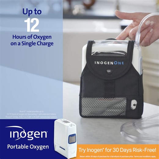31 reactions · 6 comments | Experience peace of mind to leave the home with an Inogen portable oxygen concentrator. | Inogen | Facebook