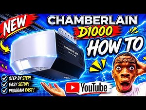 Easy DIY Install: 2025 Chamberlain D1000 Smart Garage Door Opener