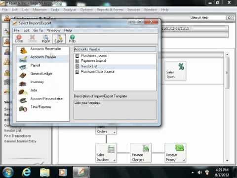 Sage 50 Tutorial Importing and Exporting Data Sage Training Lesson 14.10