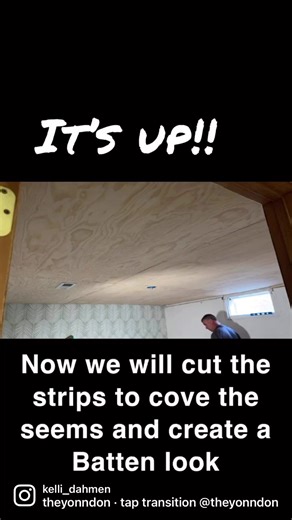 Transform Your Basement Bedroom with DIY Plywood Ceiling Cover-Up