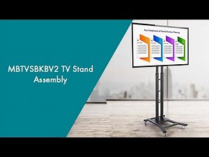 How to Assemble MBTVSBKBV2 TV Stands | Product Assembly | Displays2go®