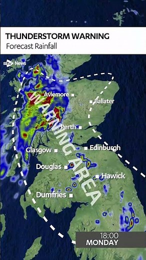Downpours continue for third day amid thunderstorm warning