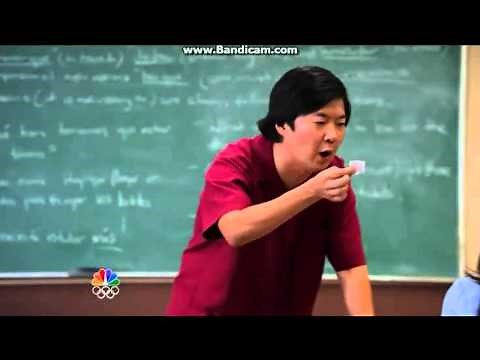 Community - Chang discovers the crib sheet - S01E05