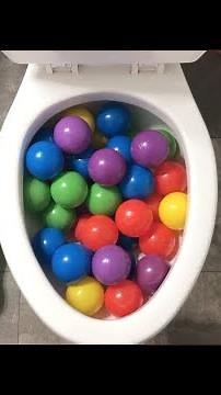 Will it Flush? - Coca Cola, Sprite, Fast Food and Plastic Balls