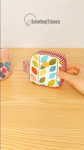 DIY Square Coin Purse 💕 Handy & Cute Zipper Pouch Sewing Tutorial