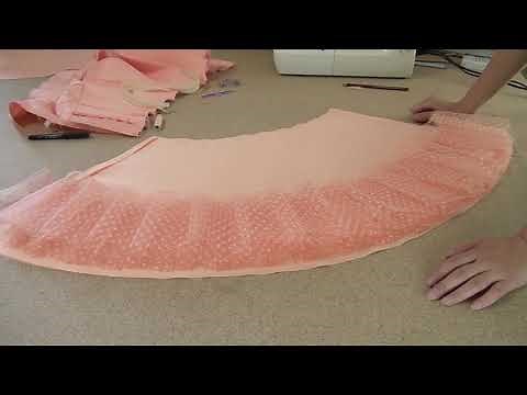 ✅📌How To Make a Petticoat in a Wedding Dress and Sew It To The Bodice💃💃💃