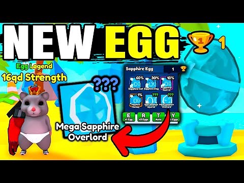 New SAPPHIRE EGG And F2P Update in Arm Wrestling Simulator (Roblox)!