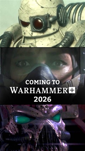 Warhammer on Instagram: "Take a sneak peek at the next THREE epic, all-new animations set in the grim darkness of the far future, due to land on Warhammer+ soon. #Warhammer40k #40k #WarhammerCommunity #Warhammer #WarhammerPlus"