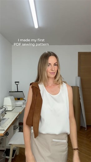 I made my first PDF sewing pattern, and it’s free