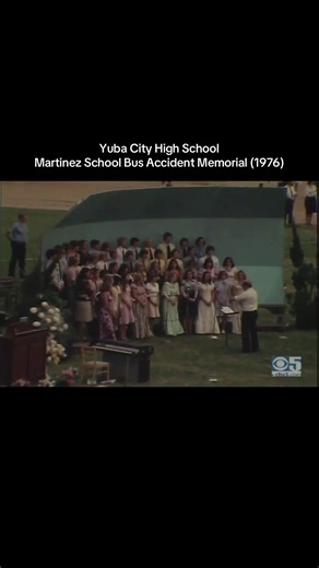 Filmed on May 22, 1976 (Sutter County, California), this footage documents the aftermath of a school bus crash that occurred the previous day at the Marina Vista off-ramp from Interstate 680 near Martinez. Twenty-eight students from the Yuba City High School Chorus and their music teacher, Cristina Estabrook, were killed while traveling to Miramonte High School in Orinda. The film includes scenes from a memorial service, an emergency services press briefing, and views of the bus wreckage. Portio