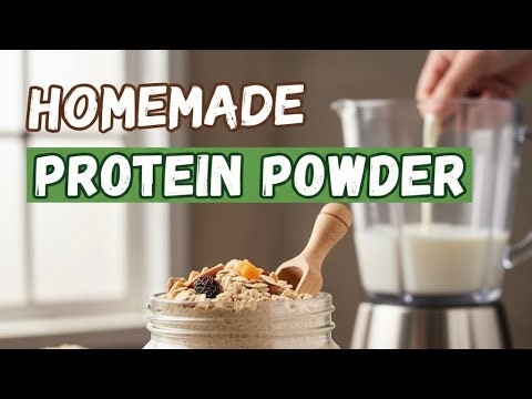 Homemade Protein Powder Recipe | Natural & Healthy Protein Supplement
