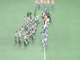 Le Haka des All Blacks face à la France