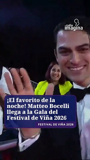 Matteo Bocelli brilla en la Gala del Festival de Viña 2026
