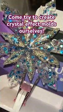 Can we make our own Crystal Effect silicone molds using @LETSRESIN silicone kit? Come try with me!