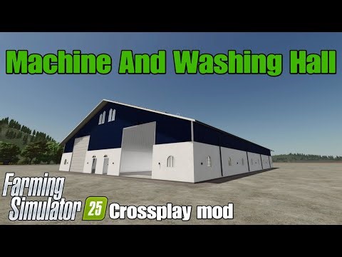 Machine And Washing Hall /FS25 crossplay mod