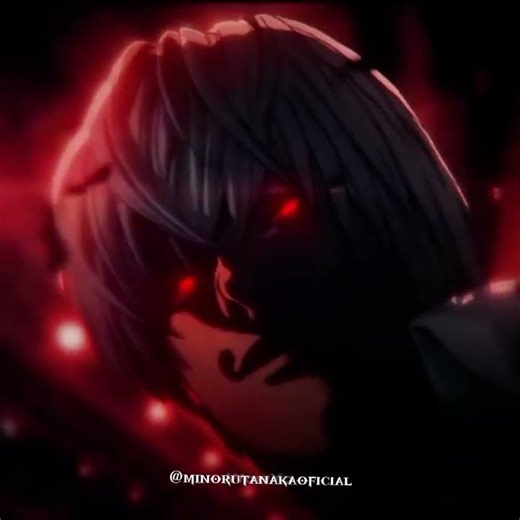 Animação de death note Minoru Tanaka x kira