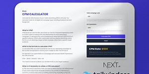 Build a CPM Calculator App with Next.js 13, TypeScript & Tailwind CSS