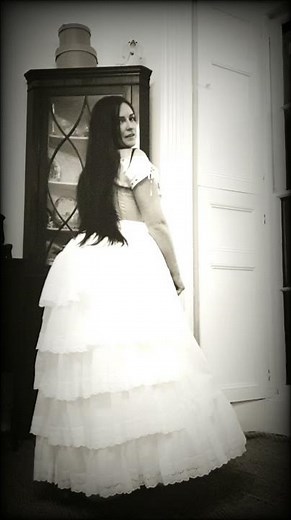 My Victorian undergarments, a glance at an 1870s corset, bustle, and petticoat.