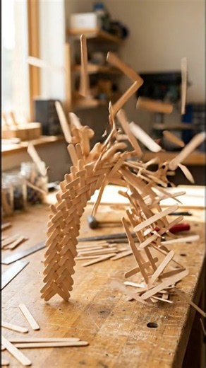 How To Build A Popsicle Stick Chain Reaction 😮