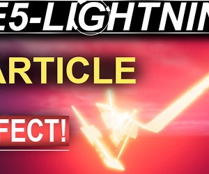 ArtStation - Unreal5 Niagra VFX: Lightning Particle! | Game Assets