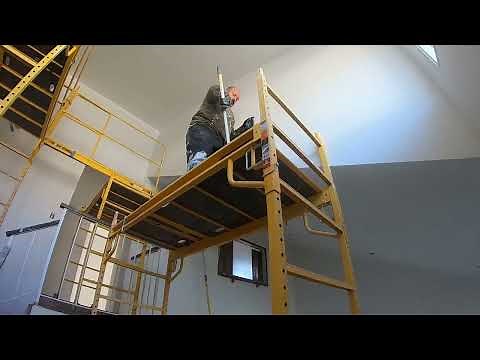 Painting high vaulted ceilings