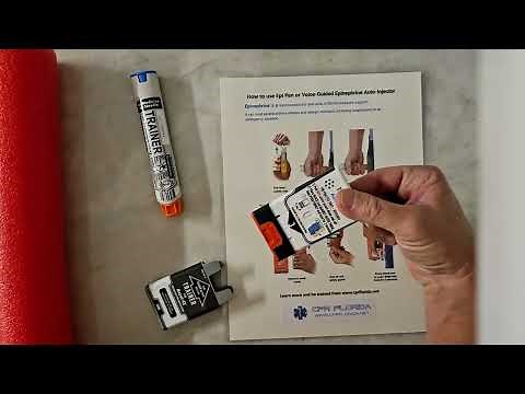How to use the Auvi-q epi pen