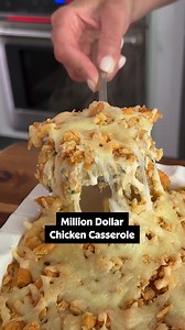 This Million Dollar Chicken Casserole tastes like you just won the dinner lottery! 💸 Click the link in the comments to get the recipe. | Allrecipes