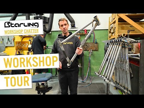 Hand-built Steel MTB Workshop Tour | Starling Cycles