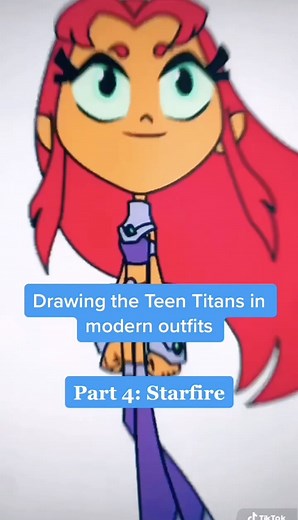 Teen Titans Modern Style - Starfire Transformation