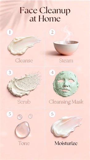 Face cleanup at home: Achieve clear skin easily#skincareroutine #beautytips #skincare#skincare