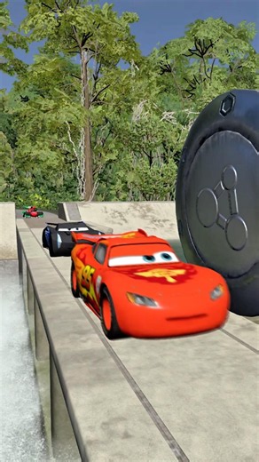Police Chase McQueen and the Cars! 🚨🏎️