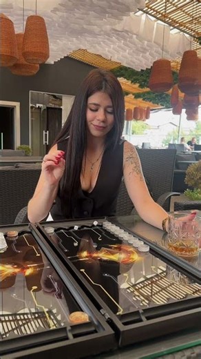 Crypto Edition Glass Backgammon | Bitcoin & Ethereum Design | Luxury Tech Art