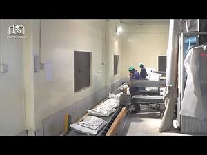 How is sugar made and packing in the factory