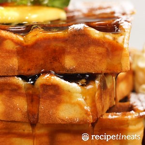 67K views · 357 reactions |  NEW RECIPE  WAFFLES! Crispy outside, soft and fluffy inside. Make the batter the night before and they’re even better! https://www.recipetineats.com/waffles-recipe/ | RecipeTin | Facebook