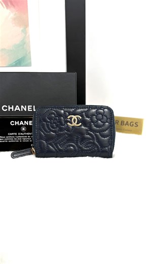 HourBags MY on Instagram: "🔥 R M 1 8 8 0 🔥 𝑬𝒙𝒄𝒆𝒍𝒍𝒆𝒏𝒕 𝑪𝒐𝒏𝒅𝒊𝒕𝒊𝒐𝒏 CHL Navy Blue Camelia Zipped Around CardHolder In GHW ✨ series 26 (year 2018-2019) ✅ box ✅ dust bag ✅ authenticity card ✨ Consignment welcome ✨ Installment plan available ✨ Free shipping within Malaysia ✨ 100% authentic or money back"