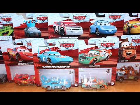 Mattel Disney Cars 2022 Walmart Case C Murray Clutchburn McQueen King Darla Vanderson Alternators
