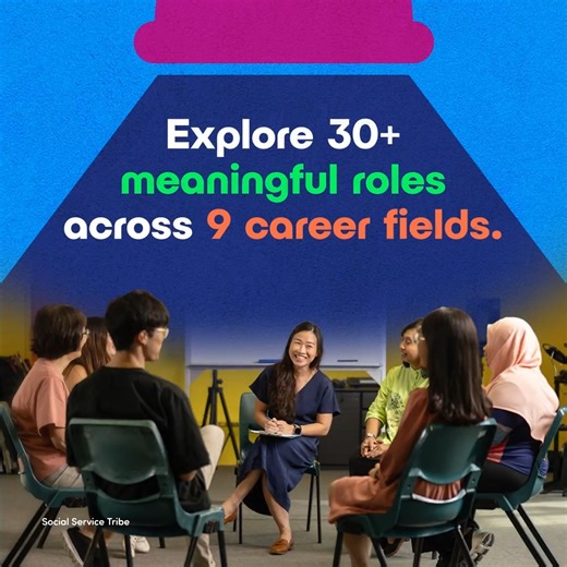 #DidYouKnow there are over 30 job roles 💼in social service? From supporting persons with disabilities or mental health needs, to empowering families through every stage of life – our Social Service Tribe is made up of more than 20,000 professionals across 500 agencies. Explore the breadth and depth of meaningful careers that help communities in need: https://www.ncss.gov.sg/careers/social-service-careers/roles-in-social-services/ Because after all, #ItTakesATribe to make lives count! 🌈 #Social