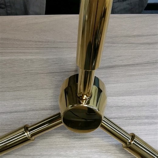 3-Spoke Vault Door Handle Golden Euro Profile Cylinder Lock Modern Design Zinc for Bedroom Living Room Safe for Gun Mosler Safes