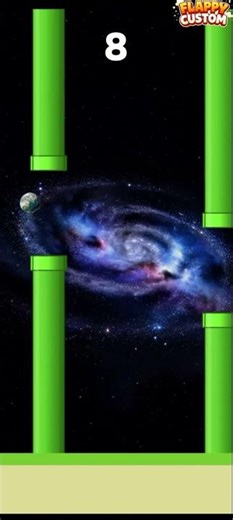 Flappy Custom: Playing With My Own Character in a Moving Galaxy World 🌌🎮 #androidgame #creativegame