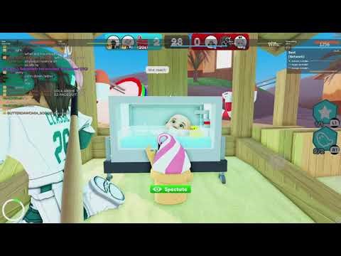 DOMITATING THE WHOLE LOBBY WITH THATONEGUYOZZY AND HIS FIREND BATHE DA BABY ROBLOX