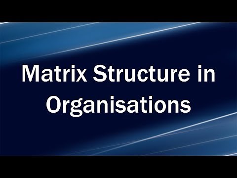 Matrix Structure in Organisations