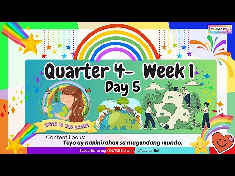Quarter 4 Week 1 Day 5 Kinder Lesson Matatag Curriculum